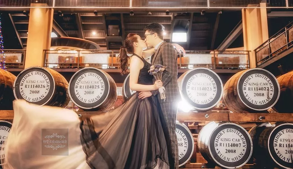 視覺流感婚紗攝影工作室唯一推薦-婚紗攝影宜蘭婚紗|金車噶瑪蘭酒廠|時尚豪華