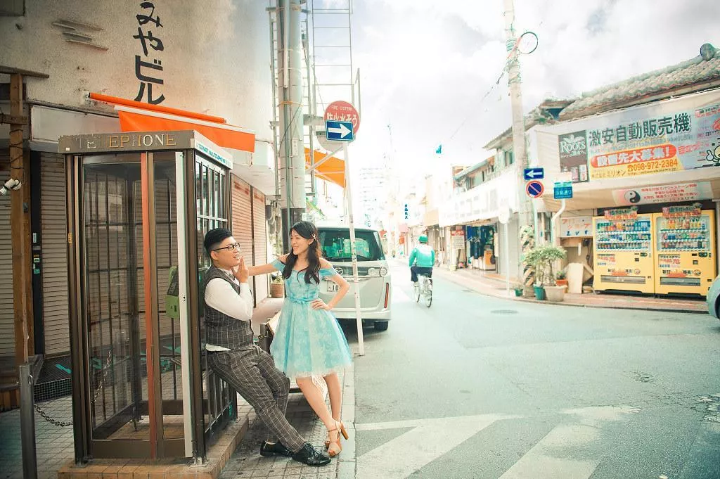 海外婚紗攝影,日本那霸拍婚紗,沖繩國際通街景旅拍,推薦視覺流感攝影-海外婚紗攝影|日本那霸|沖繩國際通街景