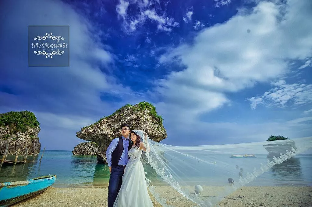 海外婚紗攝影,中和視覺流感,日本琉球沖繩新原海灘拍婚紗-海外婚紗攝影|日本琉球|沖繩新原海灘MibaruBeach
