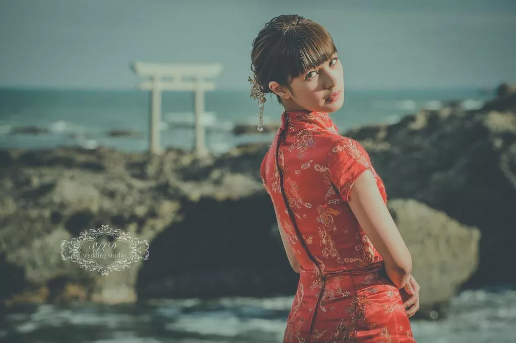 視覺流感婚紗攝影工作室唯一推薦-日本海外婚紗攝影|茨城大洗磯前神社神磯鳥居拍婚紗