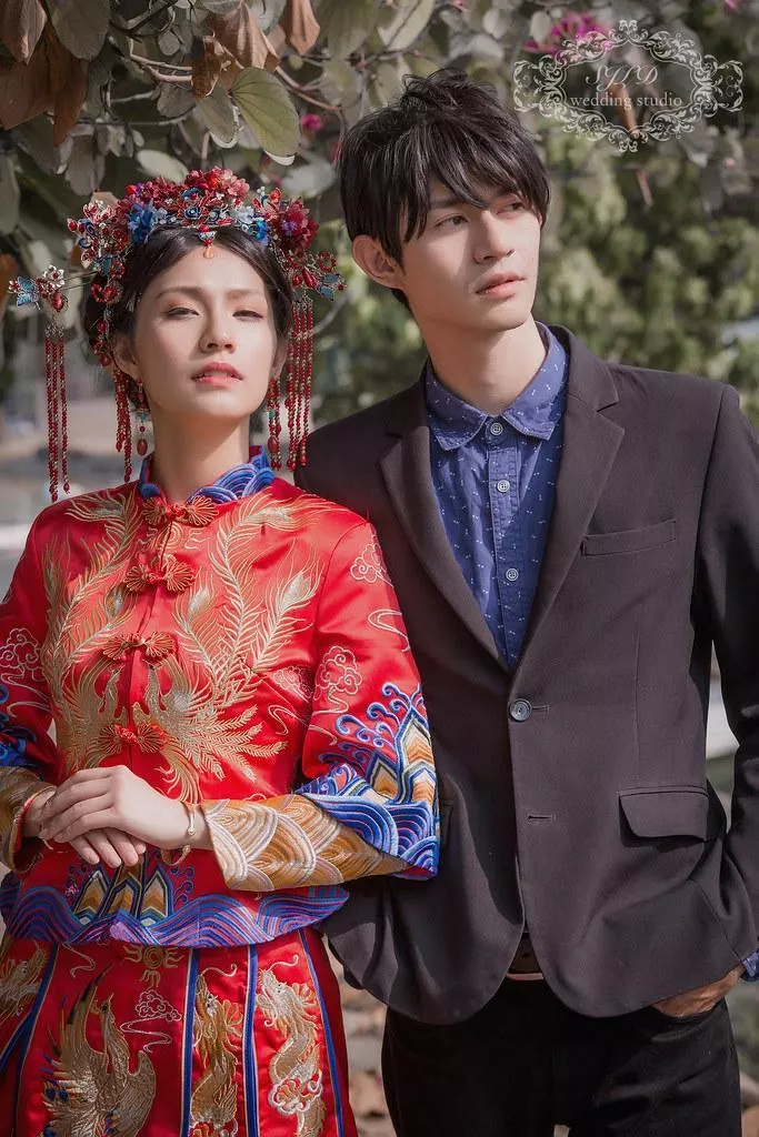 視覺流感婚紗攝影工作室唯一推薦-婚紗攝影高雄|高雄左營孔子廟|中式宮廷