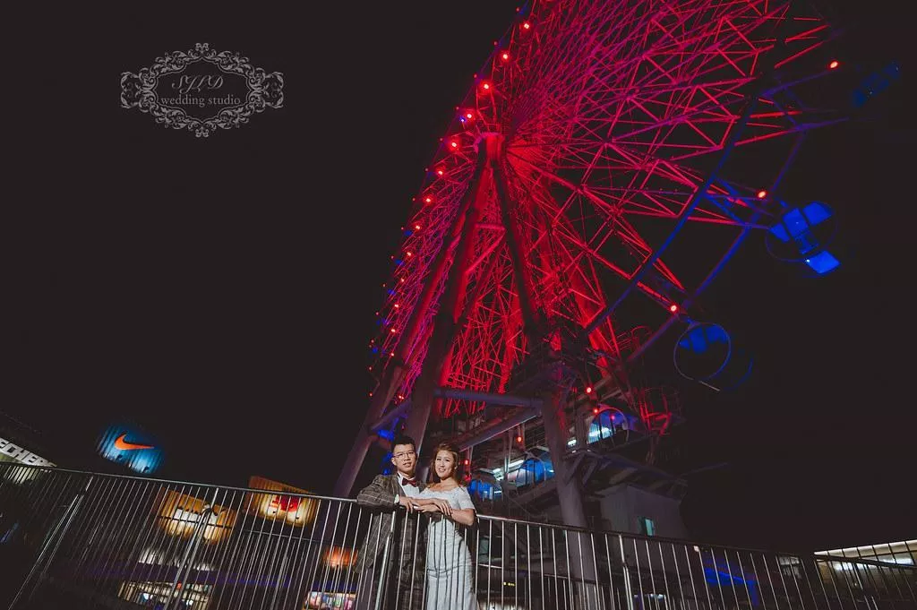 台中婚紗|三井MITSUIOUTLETPARK台中港|海景摩天輪-台中婚紗|三井MITSUIOUTLETPARK台中港|海景摩天輪