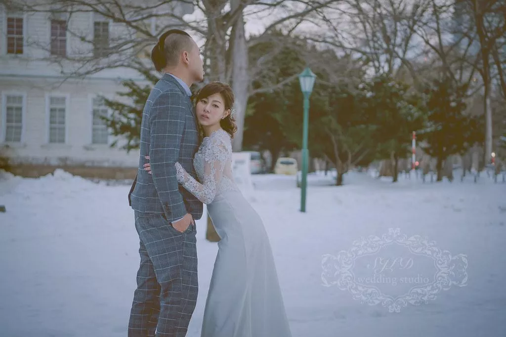 視覺流感婚紗攝影工作室唯一推薦-海外婚紗攝影|日本北海道札幌|北海道大學-市政廳