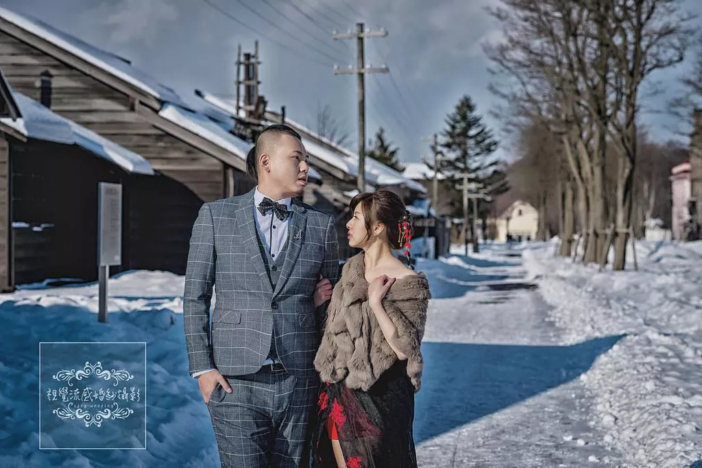 視覺流感海外婚紗攝影推薦,日本北海道拍婚紗,開拓之村雪國雪地雪景旅拍-海外婚紗攝影|日本北海道|開拓之村雪國雪地雪景