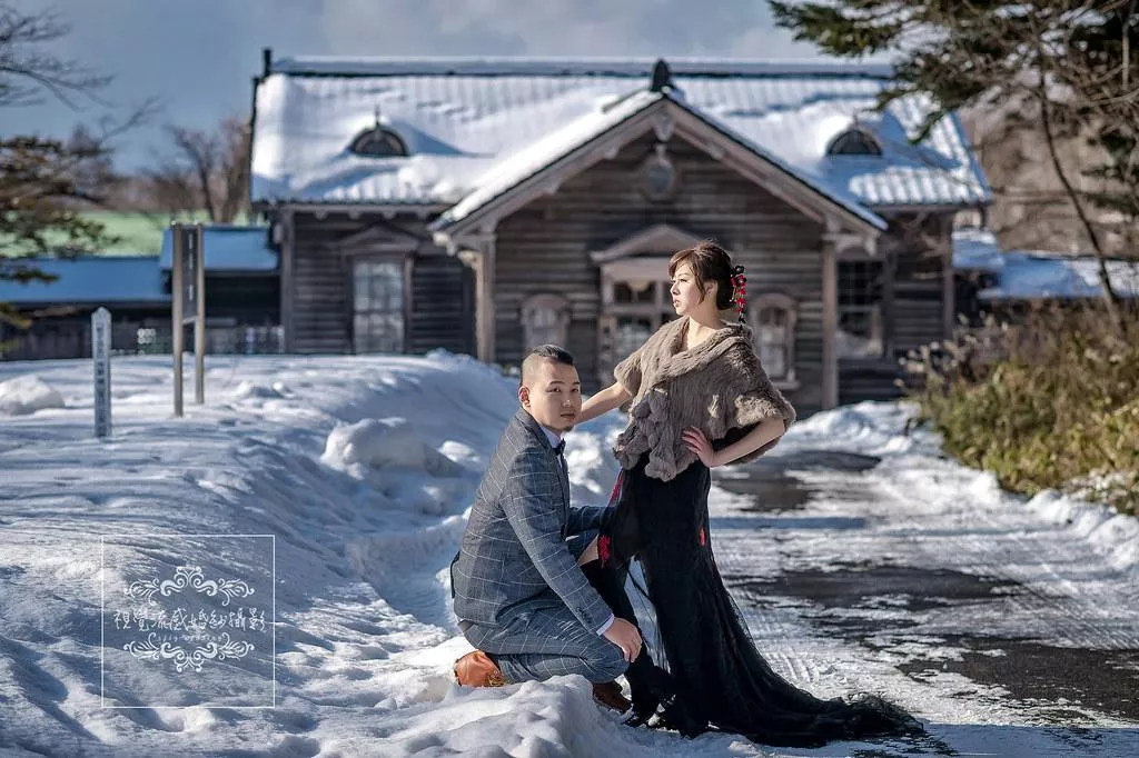 視覺流感海外婚紗攝影推薦,日本北海道拍婚紗,開拓之村雪國雪地雪景旅拍-海外婚紗攝影|日本北海道|開拓之村雪國雪地雪景