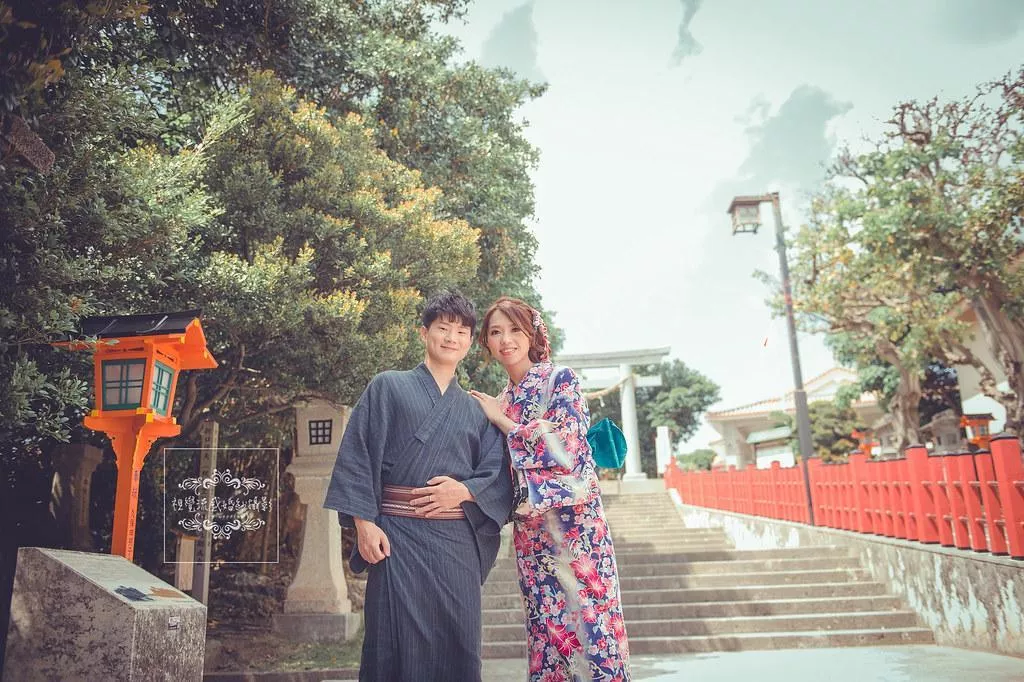 視覺流感日本海外婚紗,沖繩波上宮旅拍,日本神社拍婚紗-日本海外婚紗|沖繩波上宮|神社拍婚紗