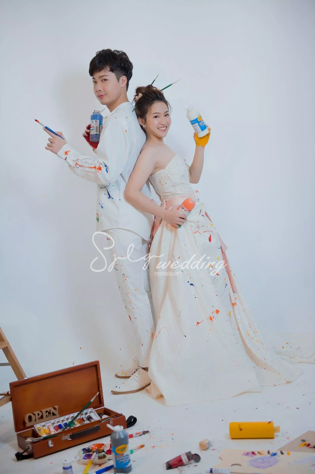 新北推薦攝影棚拍婚紗,台北巷子內攝影棚租借,視覺流感婚紗攝影棚拍特色-婚紗攝影精選作品|繽紛創意|韓式互動甜蜜